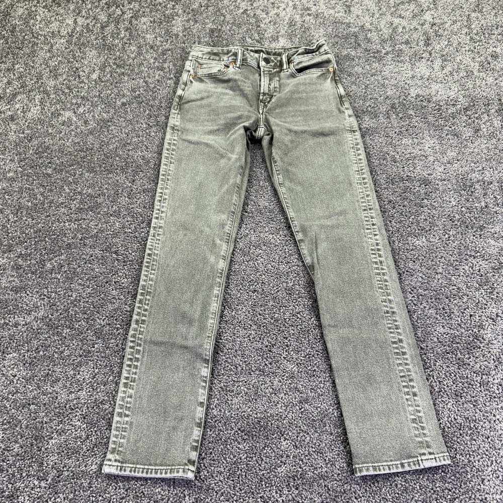 American Eagle Jeans Mens 29x32 Gray Easyflex Slim Stretch Denim Casual